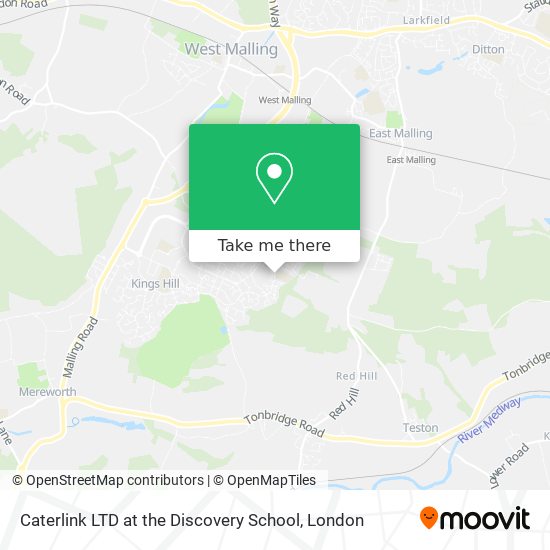 Caterlink LTD at the Discovery School map