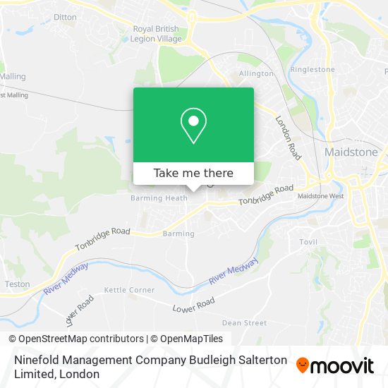 Ninefold Management Company Budleigh Salterton Limited map
