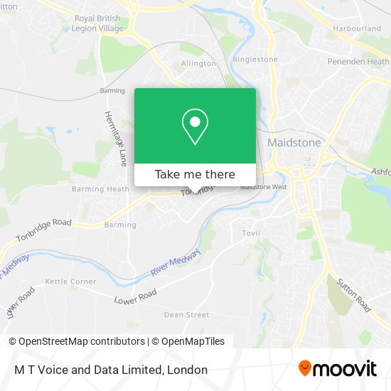 M T Voice and Data Limited map