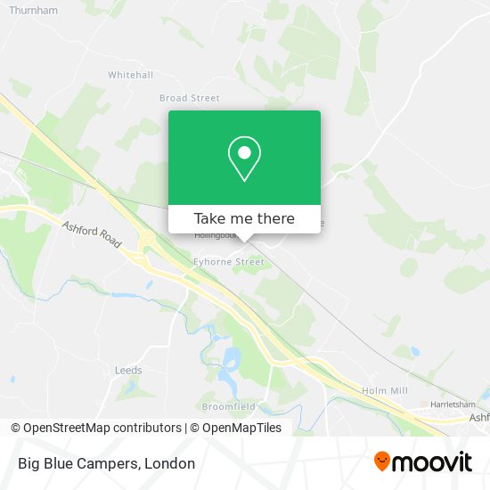 Big Blue Campers map