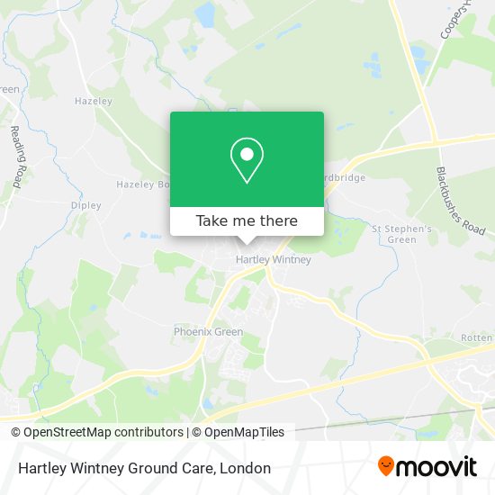 Hartley Wintney Ground Care map