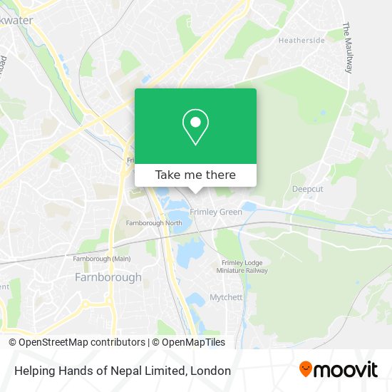 Helping Hands of Nepal Limited map