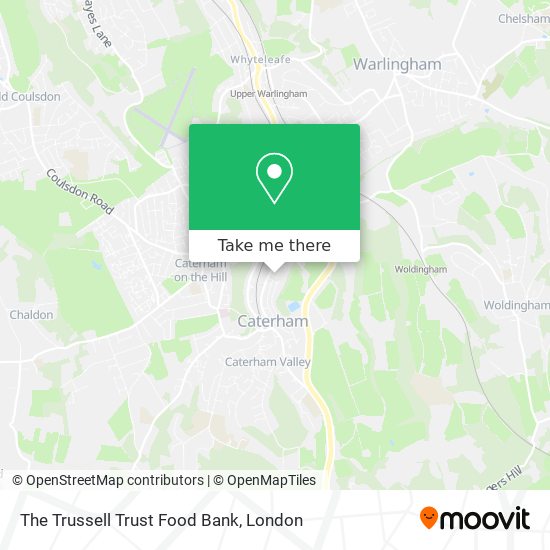The Trussell Trust Food Bank map
