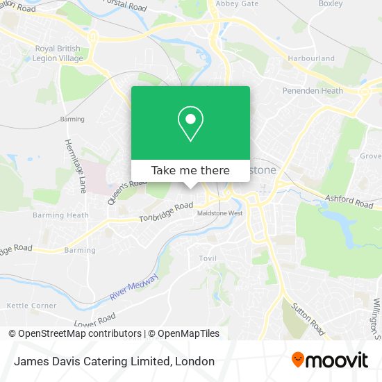 James Davis Catering Limited map
