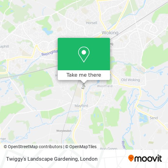 Twiggy's Landscape Gardening map