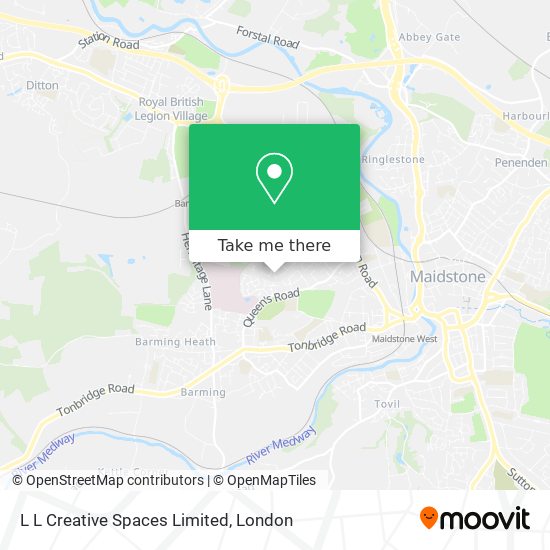 L L Creative Spaces Limited map