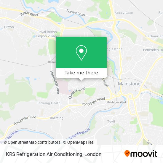 KRS Refrigeration Air Conditioning map