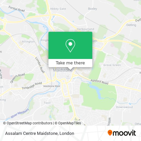 Assalam Centre Maidstone map