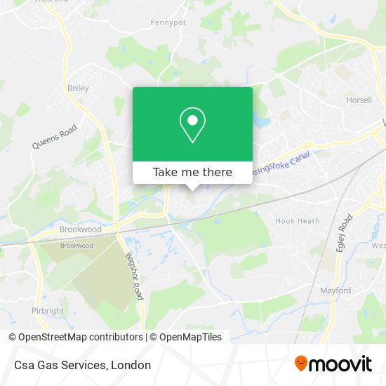 Csa Gas Services map