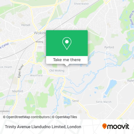 Trinity Avenue Llandudno Limited map
