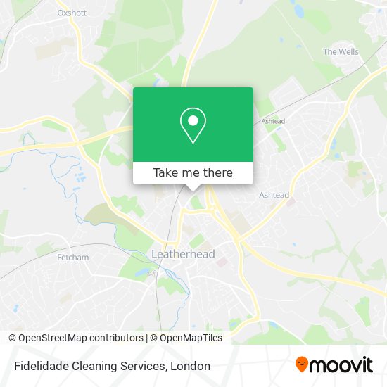 Fidelidade Cleaning Services map