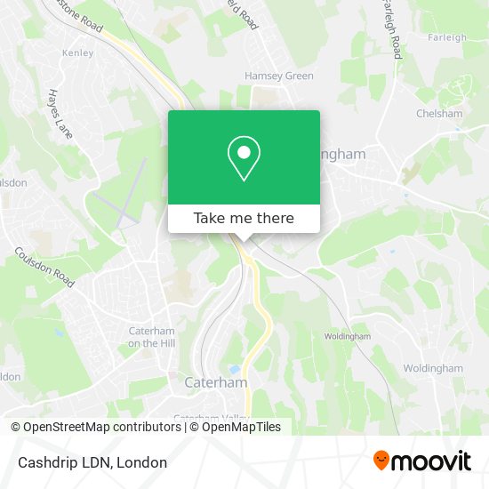 Cashdrip LDN map