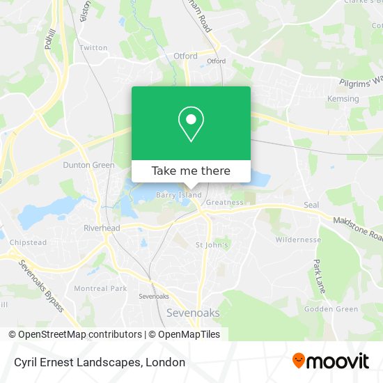 Cyril Ernest Landscapes map