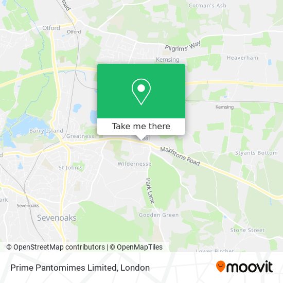 Prime Pantomimes Limited map