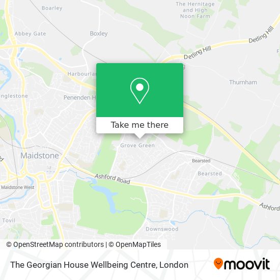 The Georgian House Wellbeing Centre map