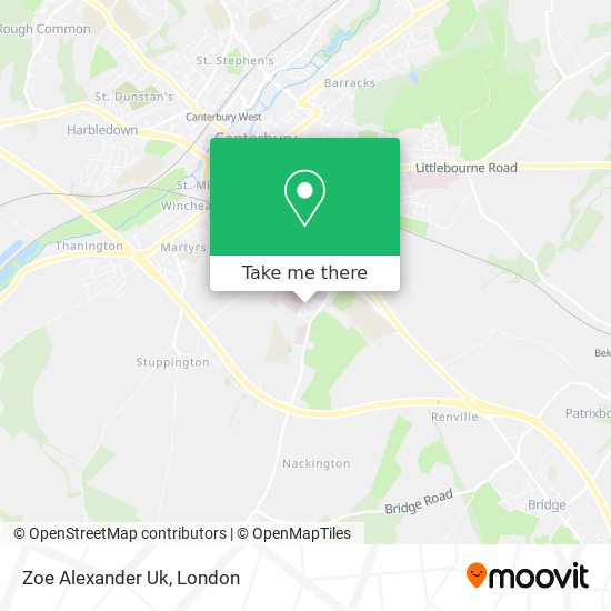 Zoe Alexander Uk map