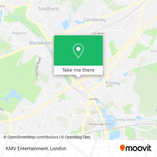 KMV Entertainment map
