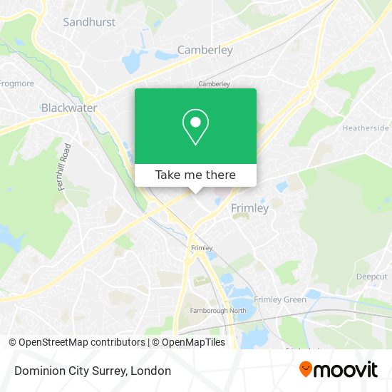 Dominion City Surrey map