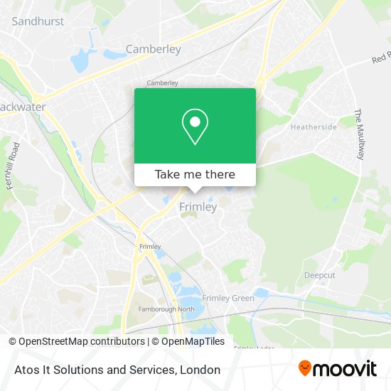 Atos It Solutions and Services map