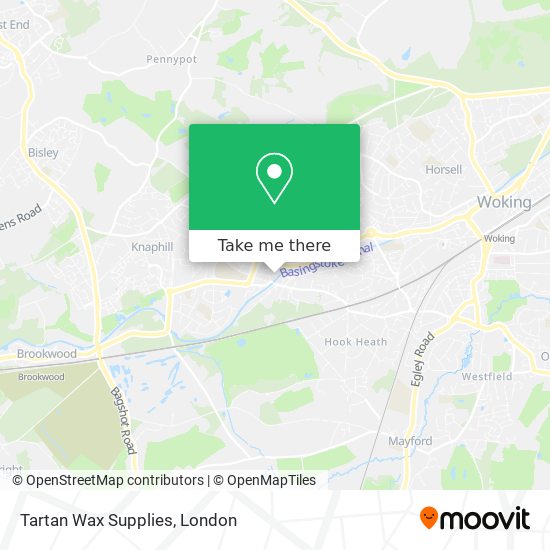 Tartan Wax Supplies map