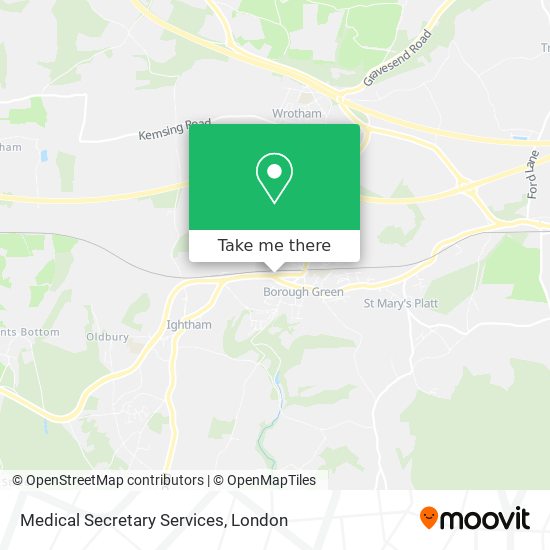 Medical Secretary Services map