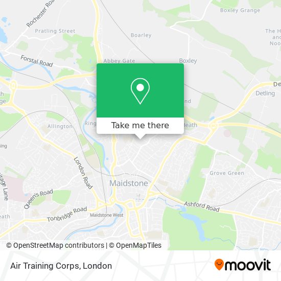 Air Training Corps map