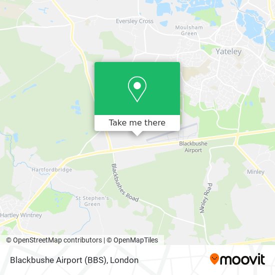 Blackbushe Airport (BBS) map