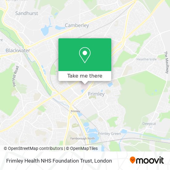 Frimley Health NHS Foundation Trust map