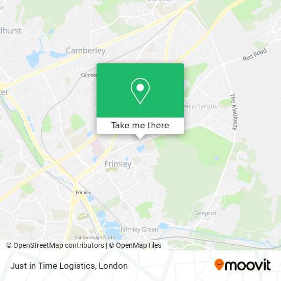 Just in Time Logistics map
