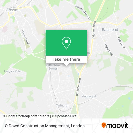 O Dowd Construction Management map
