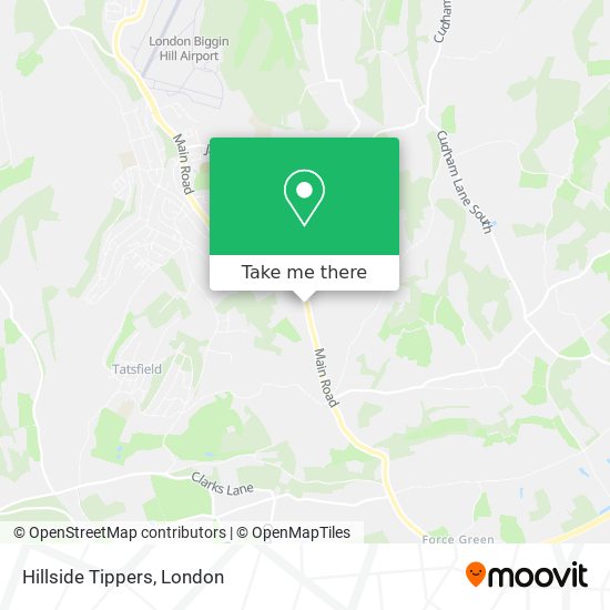 Hillside Tippers map