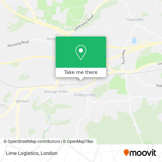 Lime Logistics map