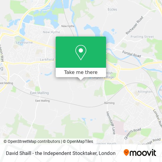 David Shaill - the Independent Stocktaker map