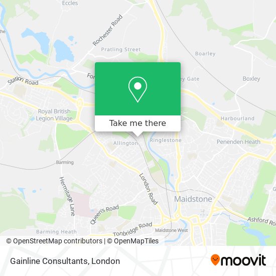 Gainline Consultants map