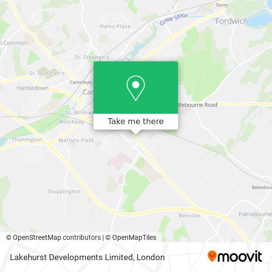 Lakehurst Developments Limited map
