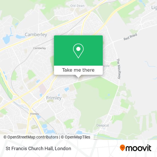 St Francis Church Hall map