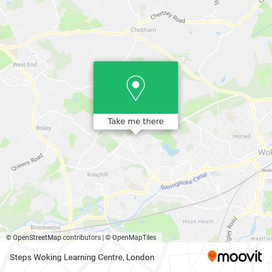 Steps Woking Learning Centre map