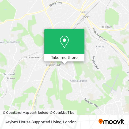 Keylynx House Supported Living map