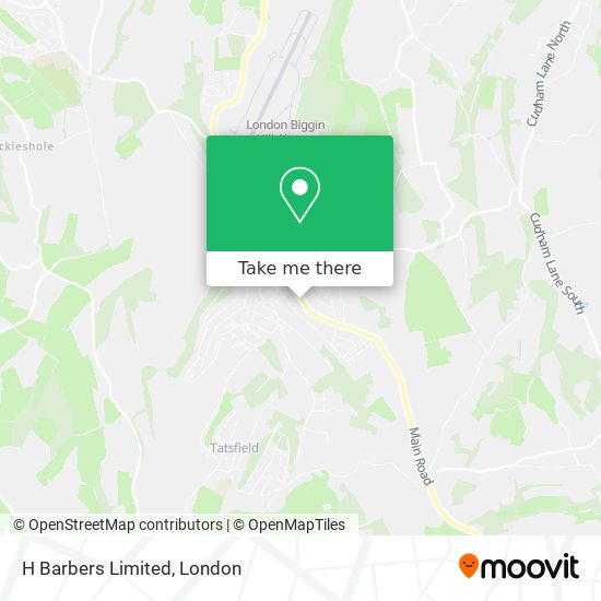 H Barbers Limited map