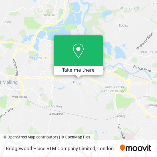 Bridgewood Place RTM Company Limited map