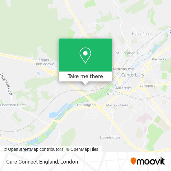 Care Connect England map
