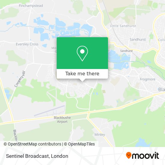 Sentinel Broadcast map