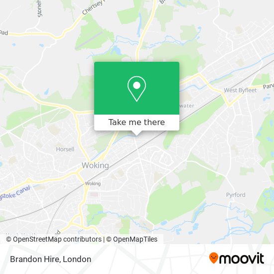 Brandon Hire map