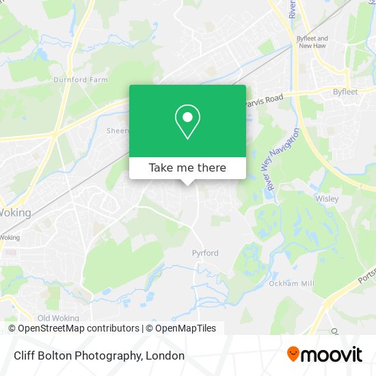 Cliff Bolton Photography map