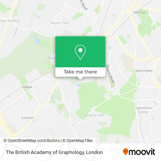 The British Academy of Graphology map