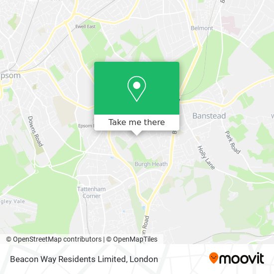 Beacon Way Residents Limited map