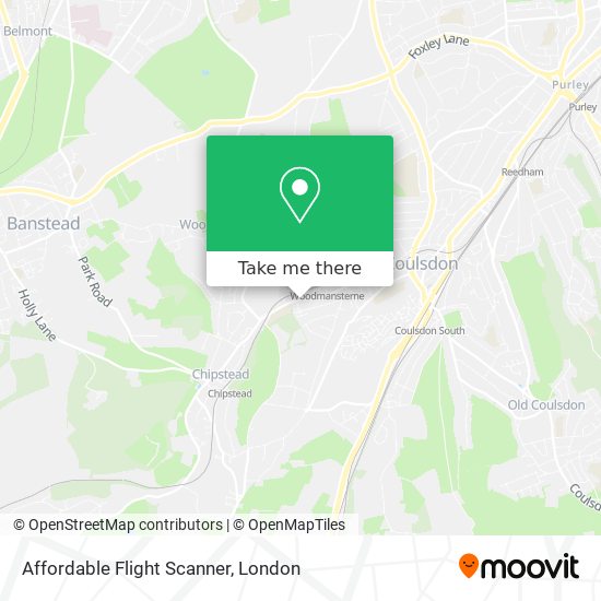 Affordable Flight Scanner map
