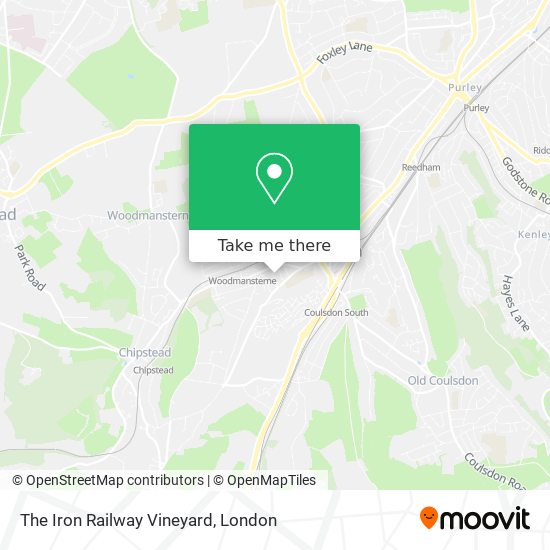 The Iron Railway Vineyard map
