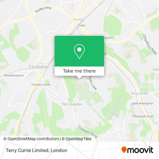 Terry Currie Limited map