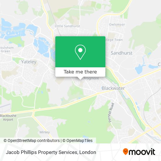 Jacob Phillips Property Services map